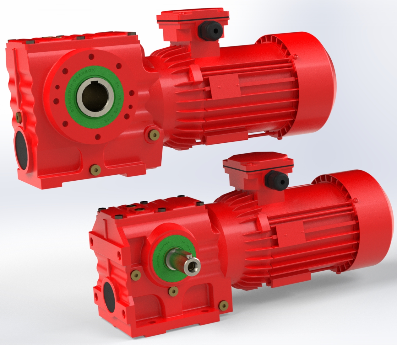 SHS Series, Helical-worm gearbox